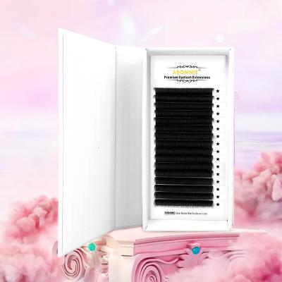 China Long Abonnie Russian Eyelash Extension C Curl Natural Mink Matte Volume Flower Bouquet Whips Soft Synthetic Eyelash Extension Person for sale