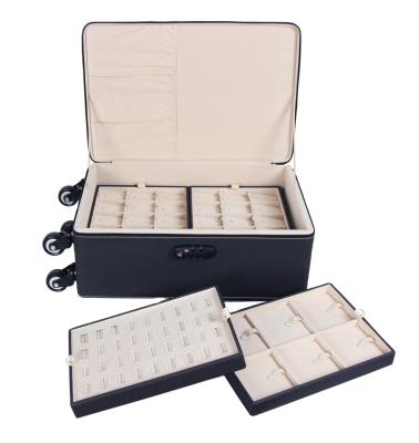 China For Jewelery Packaging Seller Jewelry Case High Quality Jewelry Showcase Travel Ready To Ship for sale