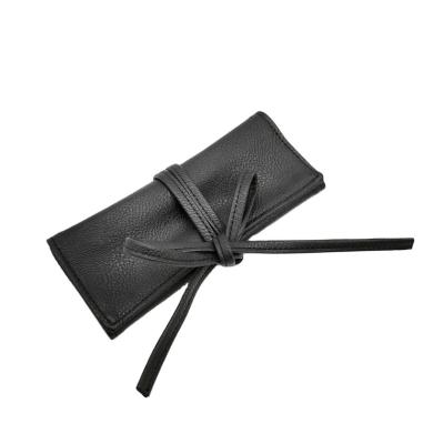 China New Design Jewelry Packaging Pouch Travel Jewelry Roll Leather Case Ring Earring Jewelry Pouch for sale