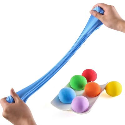 China Funny Educational Non-sticky Educational Polymer Clay Diy Playdough Cotton Slime Toy New Fluffy Soft for sale