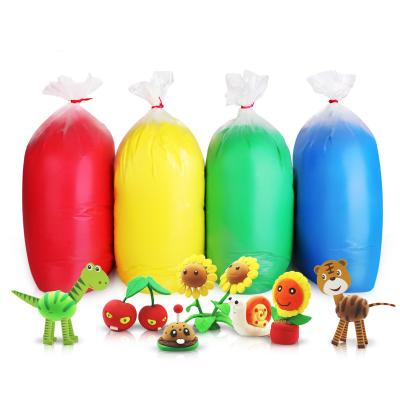 China Funny Educational Super Light Clay Magic Modeling Clay Dry Soft Toy 24colors Diy Air Openers for sale