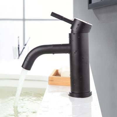 China Single Sense Faucets Bathroom Sink Faucet Handle Basin Faucet Perlator Faucet for sale