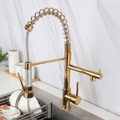 China Hot Sense Faucets And Cold Water Kitchen Sink Faucet Lower Gold Kitchen Faucet for sale