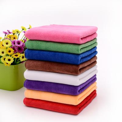 China Factory Wholesale Soft Absorbent Towel Hair Salon Dry Hair Hair Salon Towel Fiber Cloth Child Safe Brush Towel for sale