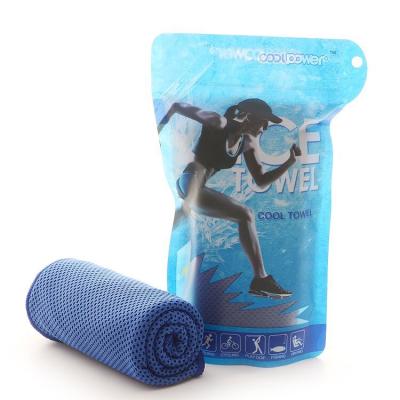 China New 30*100 Ice Towel Fitness Towel Viable Cool Cold Ice Towel Summer Custom Logo for sale