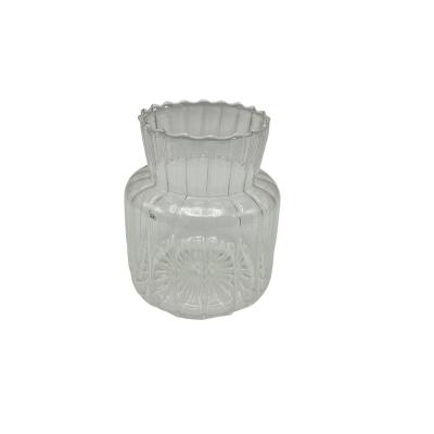 China Modern Clear Glass Bubble Flower Table Glass Vases for Wedding Centerpiece for sale