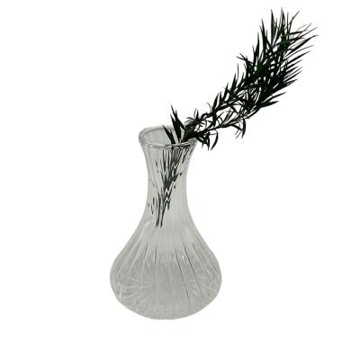 China Crystal Vases Modern Large Floral Small Clear Glass Flower Vases For Home Decor for sale