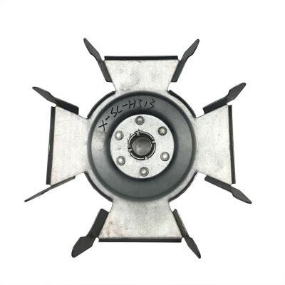 China Customized outdoor metal fan blade wheel for washing machine motor/washing machine fan blade parts for sale