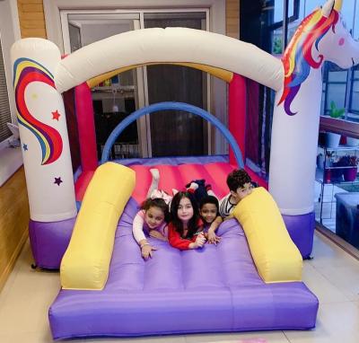 China 420D+840D Oxford Top Selling Products 2021 Inflatable Bounce House Inflatable Game Center For Kids Play House for sale