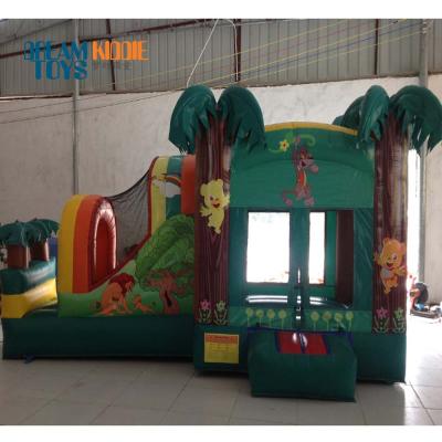 China PVC Tarpaulin Hot Sale Inflatable Bouncer Jumping Castle Slide For Kids for sale