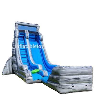 China Commercial grade inflatable hippo water slide and slide for sale 14X4.5m or customized size for sale