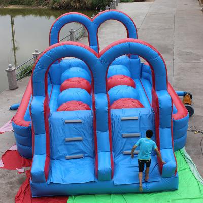 China High Quality Inflatable Wipeout PVC Big Inflatable Obstacle Red Ball Game Eliminate Game With EN-14960 for sale