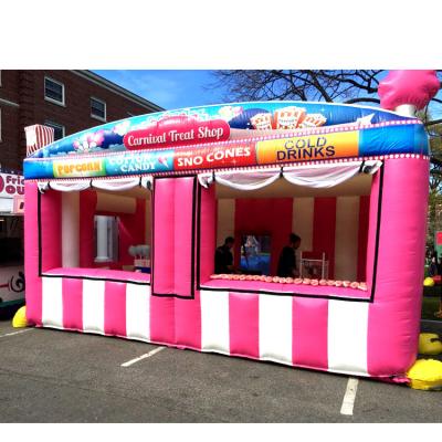 China Commercial Inflatable Carnival Rental Inflatable Treat Store Concession Stand Outdoor Promotional Blow Up Stand for sale