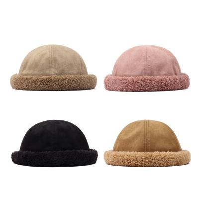 China COMMON Knit Beanie Men's Winter Skull Unisex Beanie Cap Warm Thick Lined Hat for sale