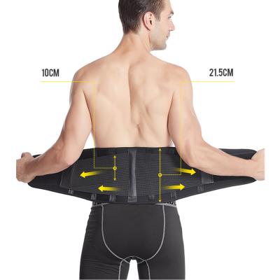 China Adjustable Comfortable Durable Waist Trimmer Support Belt Adjustable Weight Loss Wrap Sweat Workout Waist Support Back Support Belt for sale