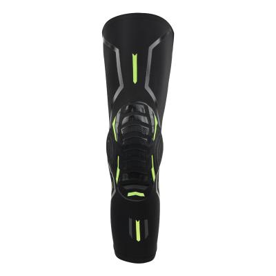 China 2021 Adjustable Elastic Long Compression Sports Nylon Leg Full Girdle Sports Knee Brace for sale