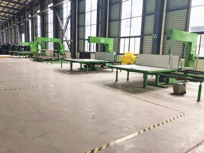 China Factory direct EPS foam block vertical foam cutting machine, vertical sponge statues cutting equipment for sale