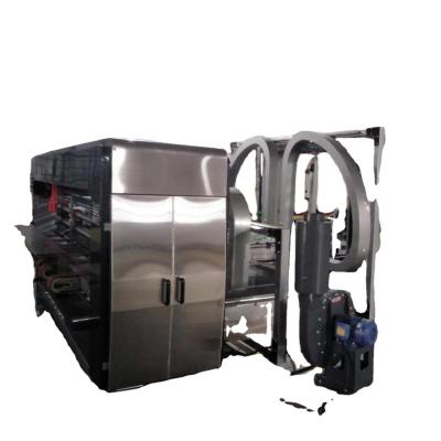 China Full Automatic Corrugated Beverage Box High Speed ​​Nail Adhesive Inline Machine for sale