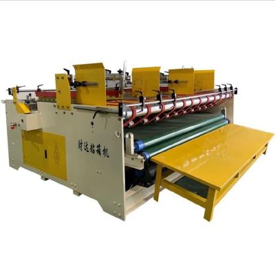 China Factory Guangzhou CAIDA Factory Semi-Automatic Folder Gluer Corrugated Box Press-Fitting Gluing Machine Pressing Gluer Machine for sale