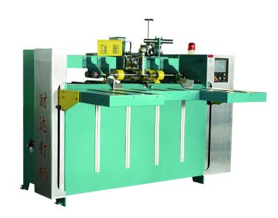 China Caida Machinery 2000 One Piece Food Carton Sealing Machine Semi-automatic Nail Box Machine Automatic Corrugated Box One Piece Carton Box for sale