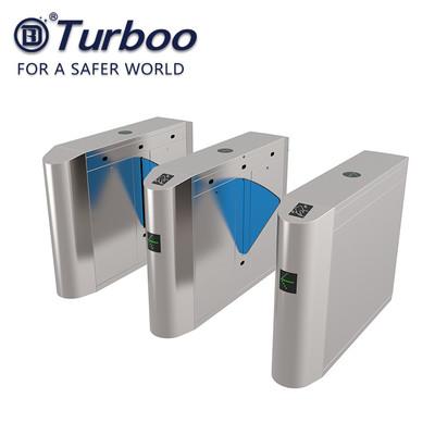 中国 Hotel Subway Port Flap Turnstile Gate 35 - 40p/M Flap Barrier Gate 販売のため