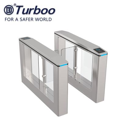 China Wide Lane Turnstile 1100mm 30w SUS304 Swing Barrier Gate RFID Card For Handicap for sale