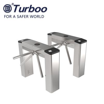 China Semi - Automatic Tripod Turnstile Gate Access Control Tourniquet RFID Operated for sale