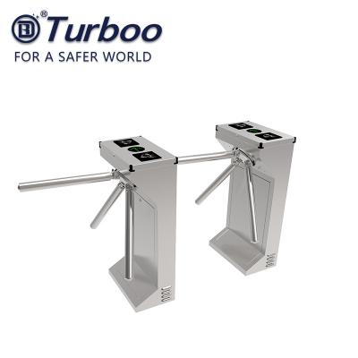 China RFID Fingerprint Solenoid Lock Tripod Turnstile Gate SUS304 for sale