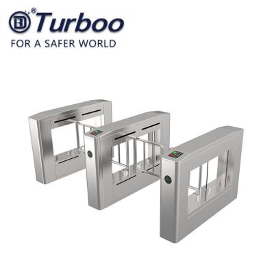 China Puertas electrónicas seguras elegantes del torniquete/lector de tarjetas peatonal de la puerta RFID de la barrera en venta