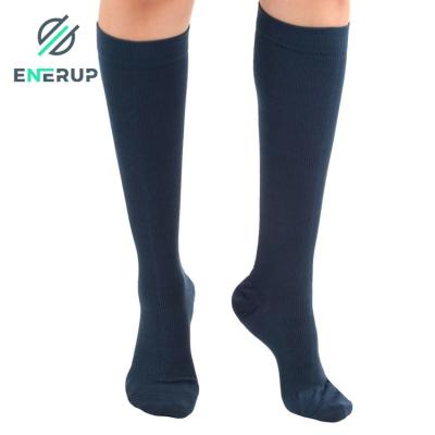 China Men 20 To 30 Mmhg Compression Socks Black for sale