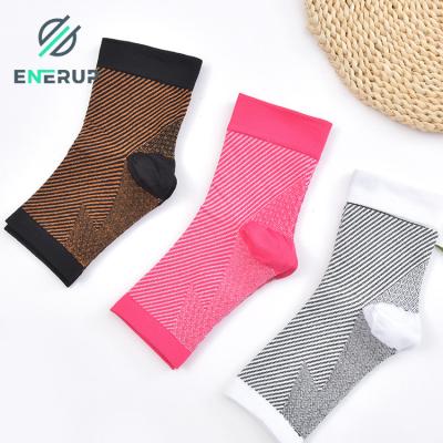 China Toeless Ankle Compression Socks Plantar Fasciitis Compression Foot Sleeve Sock for sale