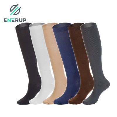 China Ladies Nylon Graduated Compression Socks 15 20 Mmhg Antibacterial Sports Socks for sale