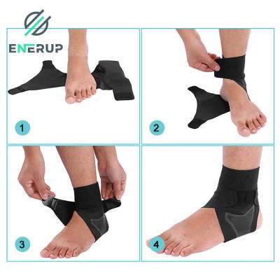 China S M Compression Support Sleeve Knitted Ankle Brace For Achilles Tendonitis for sale