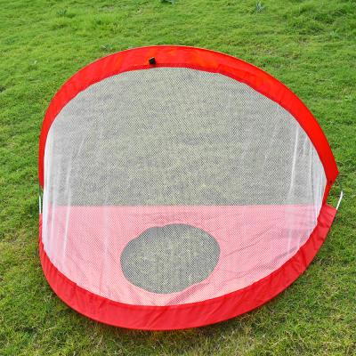 China Customizable Outdoor Sport Polyester Professional Soccer Football Net Durable Foldable Outdoor Training Goal for sale