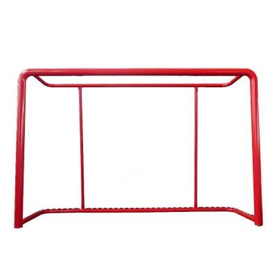 China Sports Playing Cheap Portable Competition Standard Powder-Coated Steel Tube Ice Hockey Goal for sale