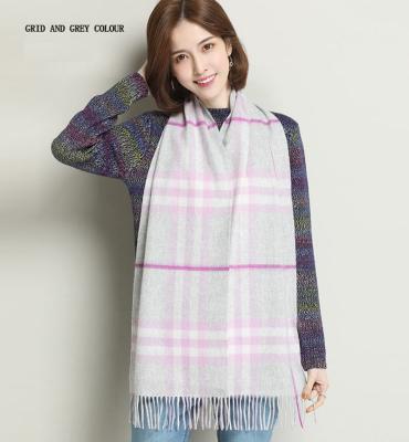 China Wool Shawl  Tartan  Design Check Scarf for sale