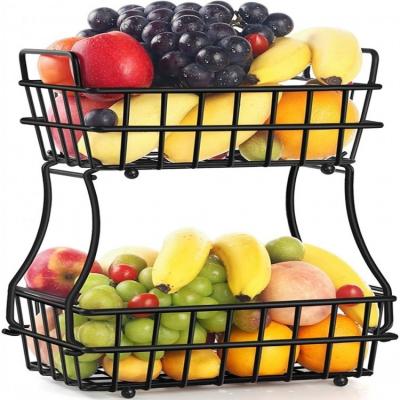 China Sustainable Banana Hanger Fruit Rack Kitchen Basket for sale