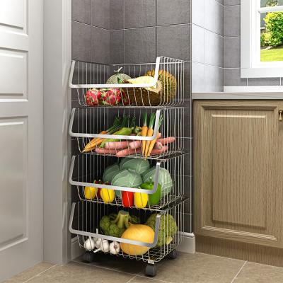 China New Arrival Sustainable Fruit Basket Bowl With Banana Hanger Kitchen Organization Metal Wire Fruit Vegetable Storage Baskets For Kitchen for sale