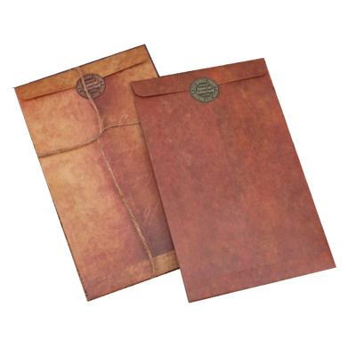 China Wholesale Modern Luxury Vintage Old Style Classic Paper Envelope Postcard Greeting Cards Invitation Letter Paper Bag Packaging for sale