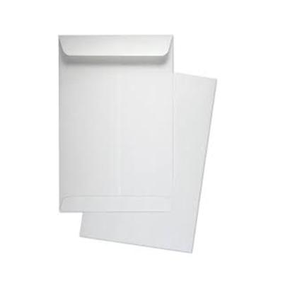 China White Custom Modern Luxury Printing / Business Security Seal Self Kraft Envelopes Peel And Seal Closure Letter Envelopes Without Windows for sale