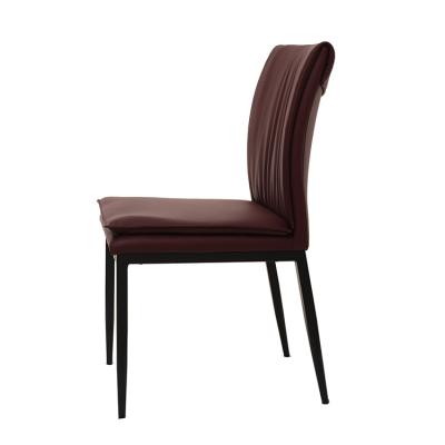 China Cooling Most Useful Home Minimalist Cafe Leather Luxury Dining Chair For Home Commercial Restaurant for sale