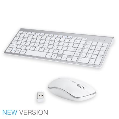 China IT DE RU ES Wireless Keyboard 2.4GHz Super Slim Wireless Mouse Combo Layout for sale