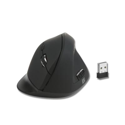 China Ergonomic Vertical 2.4G Advanced Ergonomic Design Vertical Wireless Mouse Reduces Muscle Strain for sale