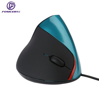 China Industrial Psychoanalysis Vertical Ergonomic USB Wired Vertical Computer Mouse for sale