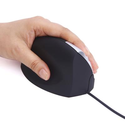 China ErgoFeel left-handed designed ergonomic large vertical ergonomic cable mouse for sale