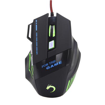 China Blast Led 2015 Lightest Hottest 7d Wired Optical Mouse , Gaming Mouse 3000 IPC for sale