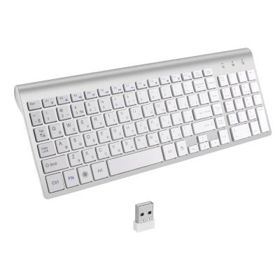 China Factory Price Wireless Full Size Ergonomic 2.4G Keyboard For iPad for sale