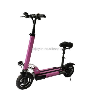 China 10 Inch Electric Unisex Foldable Scooter with Seat for sale