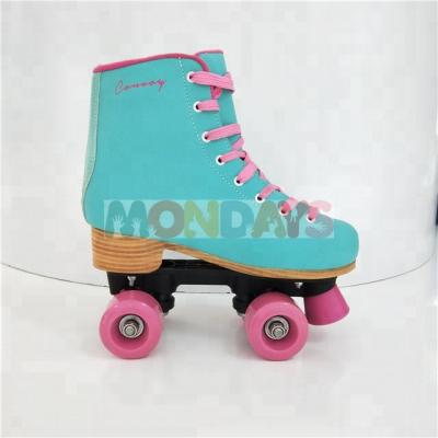 China Wholesale Professional Old Fashioned PVC Quad Roller Skates For Outdoor Sports for sale