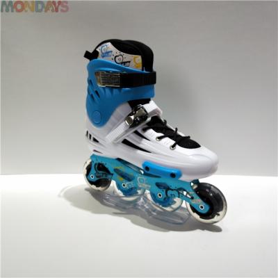 China Professional PU 4 Wheels PVC Roller Skates Adjustable Speed ​​Inline Skate for sale